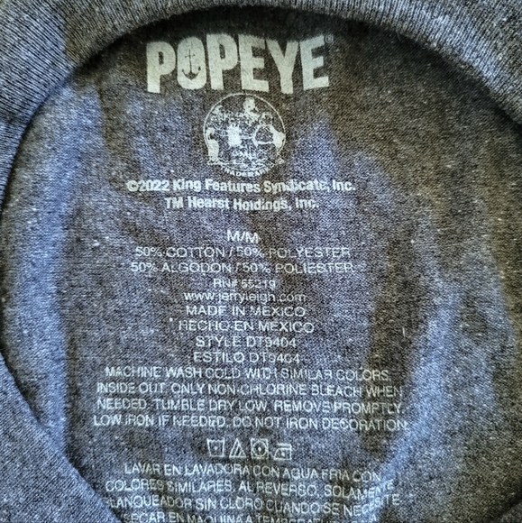 DJ🎧 Popeye💪Turntables Tee👕 - NWOT - Picture 5 of 10